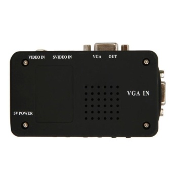 TV AV Composite S-Video RCA In to PC VGA Video Converter BoxAdapter + 3 Cbale - intl TV AV Composite S-Video RCA In to PC VGA Video Converter BoxAdapter + 3 Cbale - intl