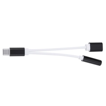 เสนอราคา Type-C Male to Female 3.5mm Audio Cable and Type-C ChargingCable(Black) - intl จัดโปรโมชั่น Type-C Male to Female 3.5mm Audio Cable and Type-C ChargingCable(Black) - intl