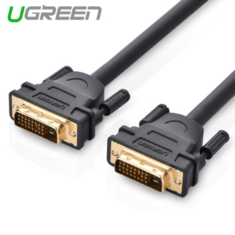 UGREEN 2แผ่น DVI-D 24 x 1คู่ชายชายวีดีโอลิงก์กับเคเบิลทีวีสำหรับจอดิจิตอลแสดง โปรเจคเตอร์และ hdtv ได้ UGREEN 2แผ่น DVI-D 24 x 1คู่ชายชายวีดีโอลิงก์กับเคเบิลทีวีสำหรับจอดิจิตอลแสดง โปรเจคเตอร์และ hdtv ได้