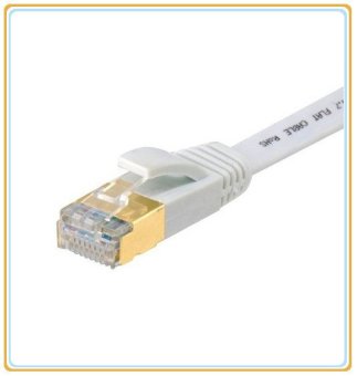 Ultra-slim Flat Type Cat.7 High-Speed LAN Cable สายแลน CAT 7 10M (White) July 2018 - 4 Ultra-slim Flat Type Cat.7 High-Speed LAN Cable สายแลน CAT 7 10M (White) - 4