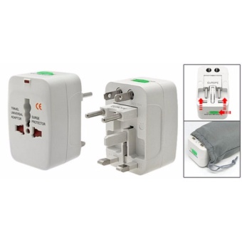 Universal Plug Travel Adapter หัวปลั๊ก เอนกประสงค์ (สีขาว)