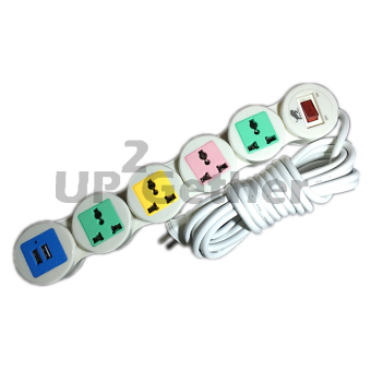 รีวิว Universal ปลั๊กไฟ แบบดัดได้ USB 2 ช่อง 5 เมตร ต้องการขาย Universal ปลั๊กไฟ แบบดัดได้ USB 2 ช่อง 5 เมตร