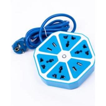 ปลั๊กพ่วง รางปลั๊กไฟทรงหกเหลี่ยมพร้อมพอร์ท USB