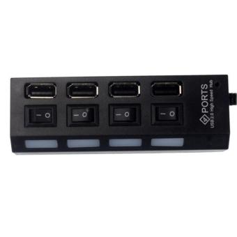 USB 2.0 4 Port Power On/Off Switch LED Hub For PC Laptop Notebook(สีดำ) May 2018 - 4 USB 2.0 4 Port Power On/Off Switch LED Hub for PC Laptop Notebook(สีดำ) - 4
