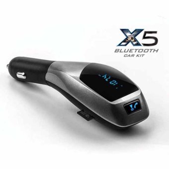 USB X5 Wireless Bluetooth Car Charger FM เครื่องเล่นเพลงบลูทูธติดรถยนต์ อุปกรณ์เขื่อมต่อมือถือกับรถยนต์ USB X5 Wireless Bluetooth Car Charger FM เครื่องเล่นเพลงบลูทูธติดรถยนต์ อุปกรณ์เขื่อมต่อมือถือกับรถยนต์