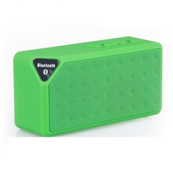 V-TECH ลำโพง Bluetooth Speaker X3 เปลี่ยนถ่านได้ - สีเขียว