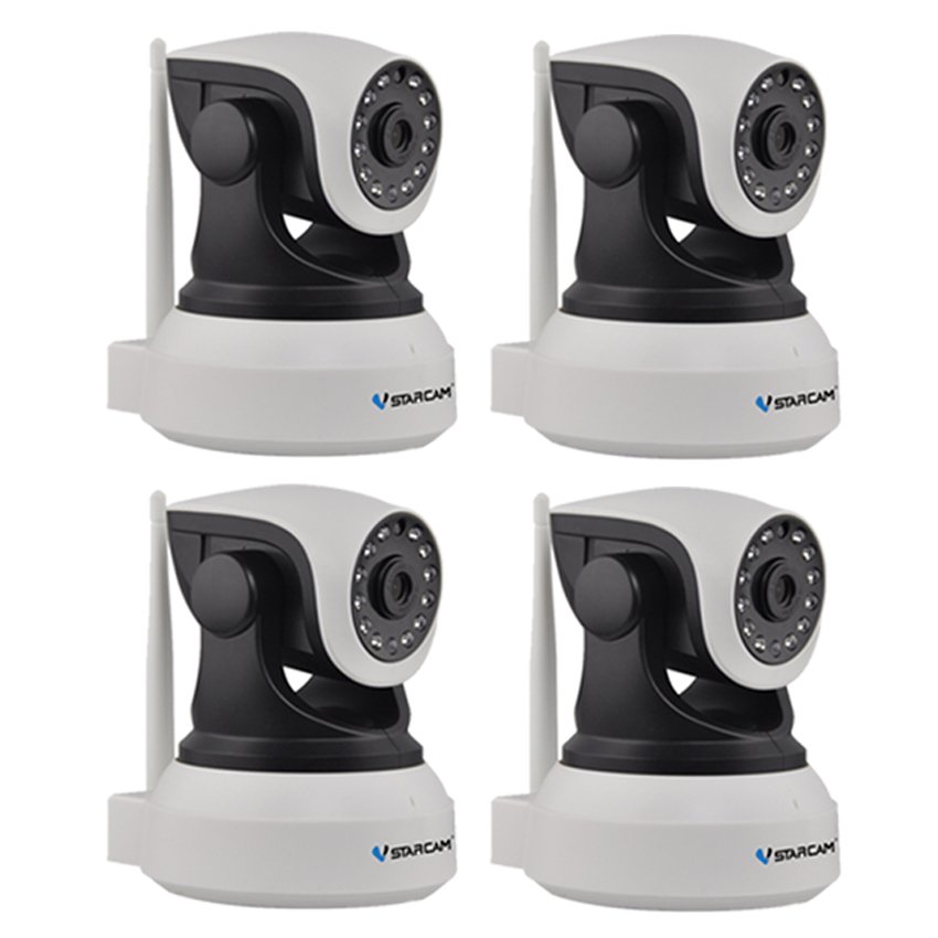 VSTARCAM Eye4 กล้องวงจรปิด IP Camera รุ่น C7824 รองรับ SD CARD 64G 1.0 Mp and IR Cut WIP HD ONVIF – สีขาว/ดำ แพ็ค4 ชิ้น VSTARCAM Eye4 กล้องวงจรปิด IP Camera รุ่น C7824 รองรับ SD CARD 64G 1.0 Mp and IR Cut WIP HD ONVIF – สีขาว/ดำ แพ็ค4 ชิ้น