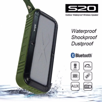 W-KING S20 Outdoor Waterproof Wireless Speaker (Green)