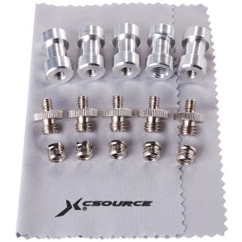 เสนอราคา XCSource อะแดปเตอร์แปลงสกรูขาตั้งกล้อง 1/43/8 3 in 1 (5ชิ้น) โปรโมชั่นพิเศษ XCSource อะแดปเตอร์แปลงสกรูขาตั้งกล้อง 1/43/8 3 in 1 (5ชิ้น)