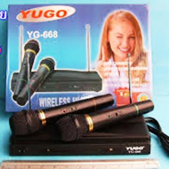 YUGO ไมโครโฟนไร้สาย รุ่น YG - 668 (สีดำ)