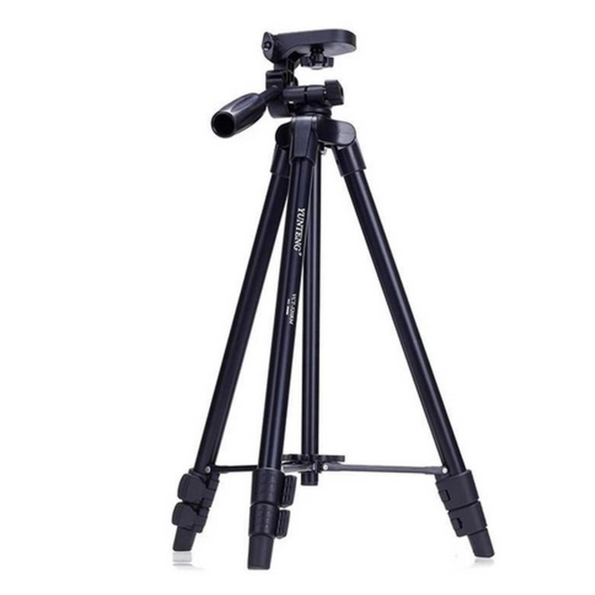 YUNTENG ขาตั้งกล้องช่วยในการถ่ายรูปขนาดพกพา รุ่น VCT-520 (สีดำ) YUNTENG ขาตั้งกล้องช่วยในการถ่ายรูปขนาดพกพา รุ่น VCT-520 (สีดำ)
