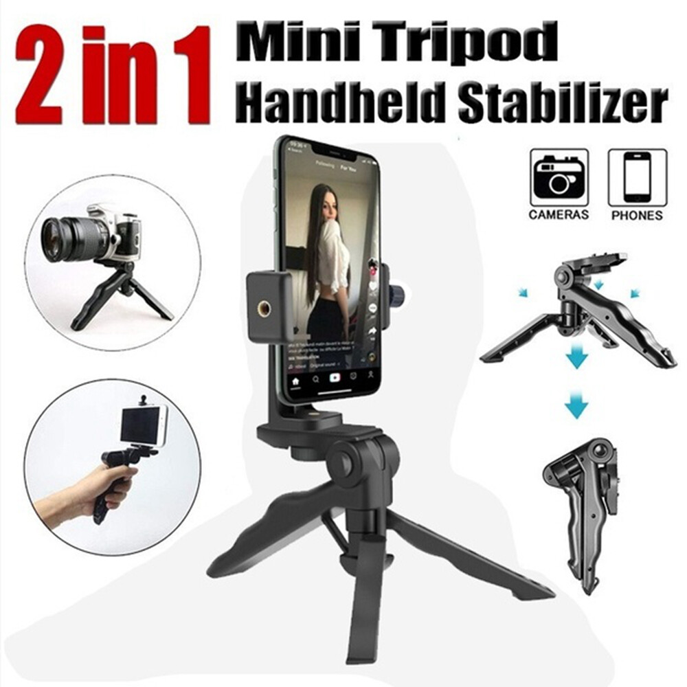 VERFZM ใหม่2in1ปรับโคลงโทรศัพท์ผู้ถือ Handheld Selfie Stick 360 ° ขาตั้งกล้องฐานตั้งโต๊ะ