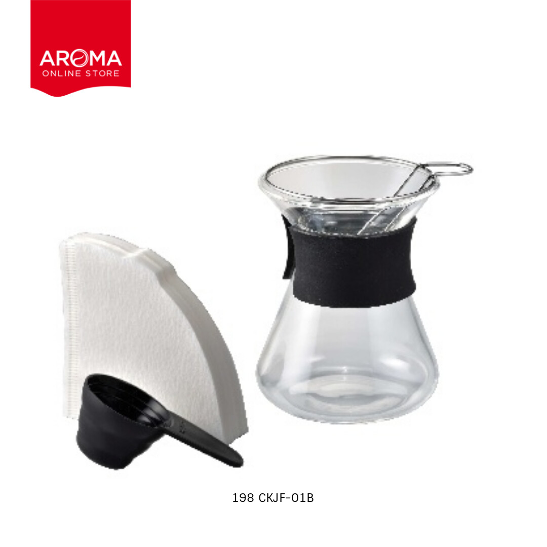 Hario ชุดดริป (198) 1980s V60 Coffee Dripper Emerges Mini Coffee Dripper / CKJF-01B ราคา 1,156 บาท*ส่งฟรี