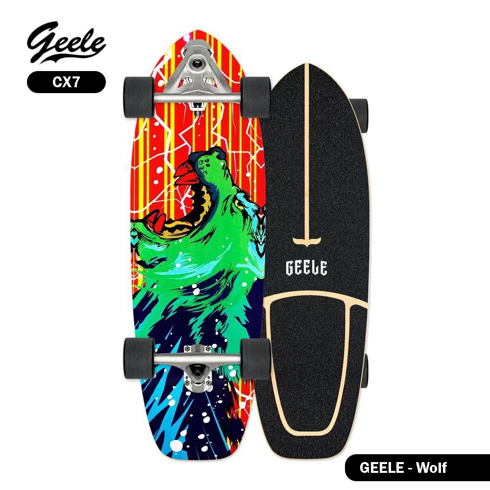 【พร้อมส่ง】Geele Surfskate CX7 surf skateboard เซิร์ฟสเก็ต สเก็ตบอร์ด Surfskate