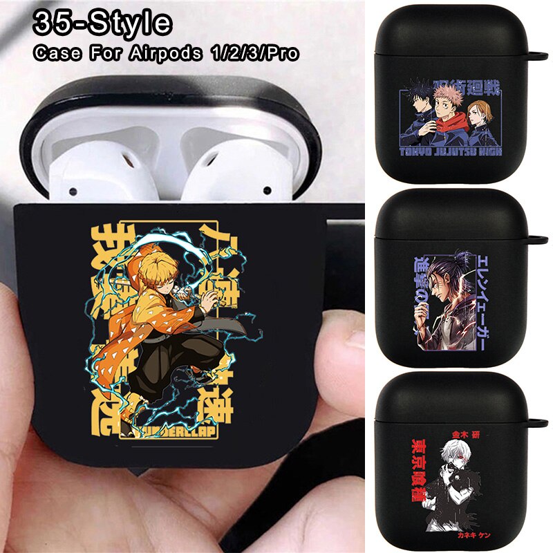 Oqplog for AirPod Pro 2019Pro 2 Gen 2022 Case Anime Cartoon Kawaii  Character Cover for AirPods Pro Silicone Cases Air Pods Pro Cute Funny 3D  Fun Soft for Boys Girls Teen Girly 