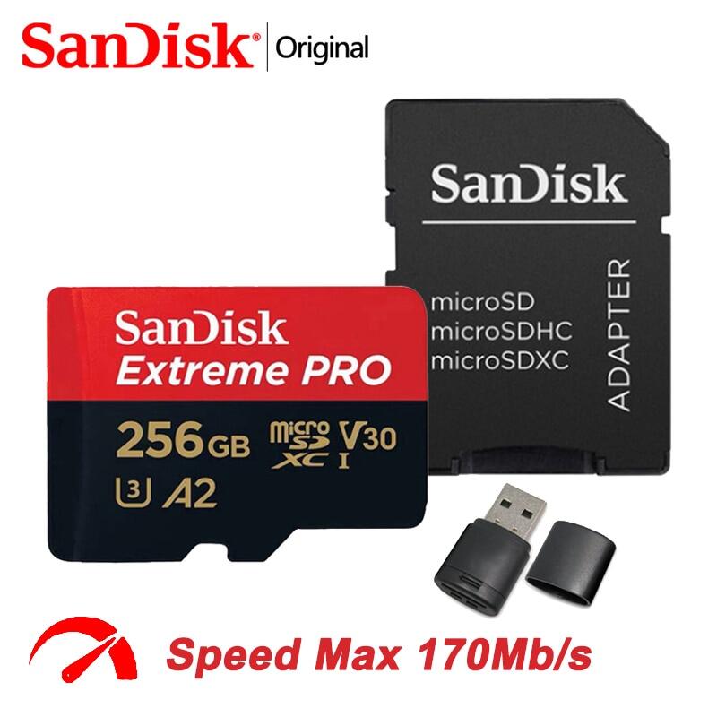 SanDisk Extreme Pro Micro SD 128GB 64GB thẻ SD TF thẻ Flash 32GB thẻ nhớ