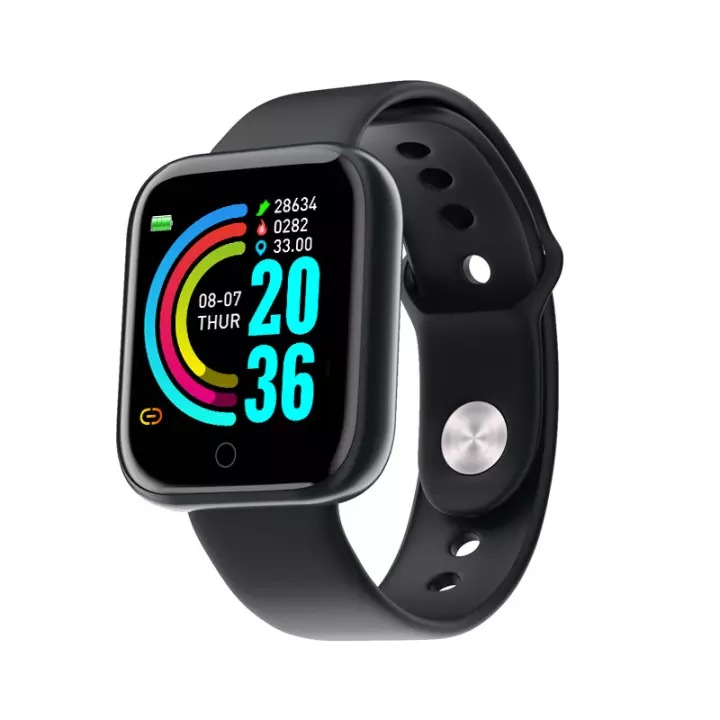 Smartwatch Y68  นาฬิกาข้อมือ บลูทูธนาฬิการุ่นใหม่ กันน้ำ หน้าจอแอลซีดีสำหรับ Android/IOS