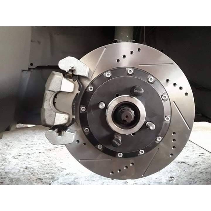 ชุดจานเบรคขยาย285มิล ใช้ปั๊มดิสเบรคเดิมตรงรุ่น HONDA JAZZ GD/CITY/ZX ปี04-2007 พร้อมขา RUN STOP คู่หน้า ซ้าย/ขวา ราคา 6,900 บาท*ส่งฟรี