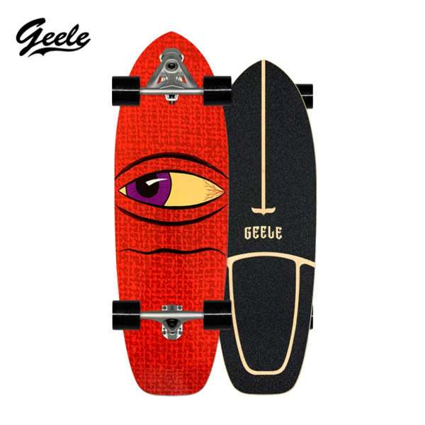 [พร้อมส่ง] Geele CX7 Surfskate - เซิร์ฟสเก็ตจีลี (CX7) แถมฟรีกระเป๋าเก็บบอร์ด (ลายชุด 2)