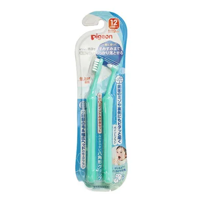 Pigeon Finishing Toothbrush, Soft, For Ages 12 months - 3 years (2)