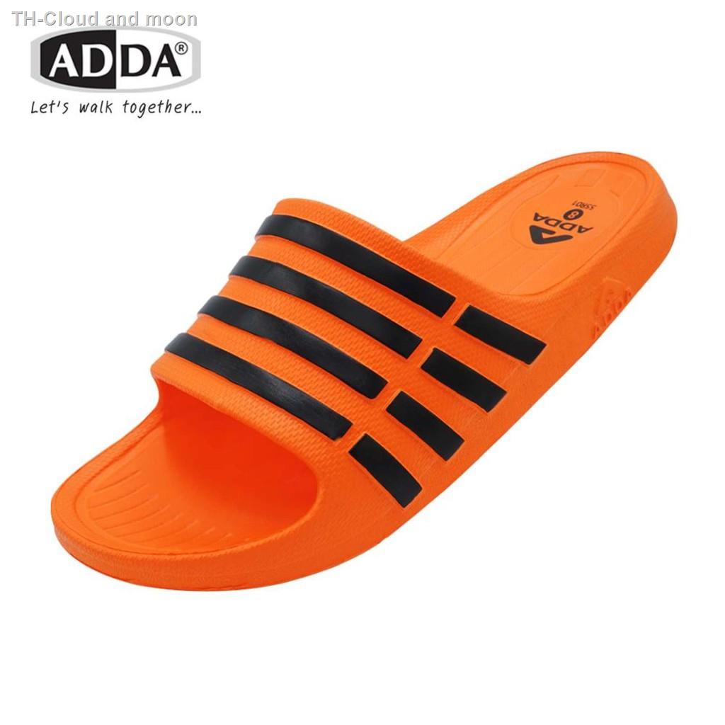 ?ADDA 55R01 รองเท้าแตะ รองเท้าลำลอง สำหรับผู้ชาย แบบสวม รุ่น ไซส์ 7-10 สี ดำ น้ำเงิน น้ำตาล เขียว ครีม กรม ส้ม แดง ขาว