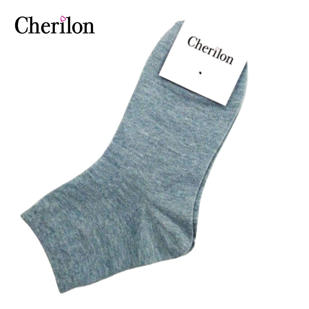 Cherilon เชอรีล่อน ถุงเท้า ข้อยาว คละสี นุ่ม ใส่สบาย ซับเหงื่อดี ระบายความชื้นเร็ว ไม่อับชื้น ลดกลิ่นอับ NSA-SCTML1