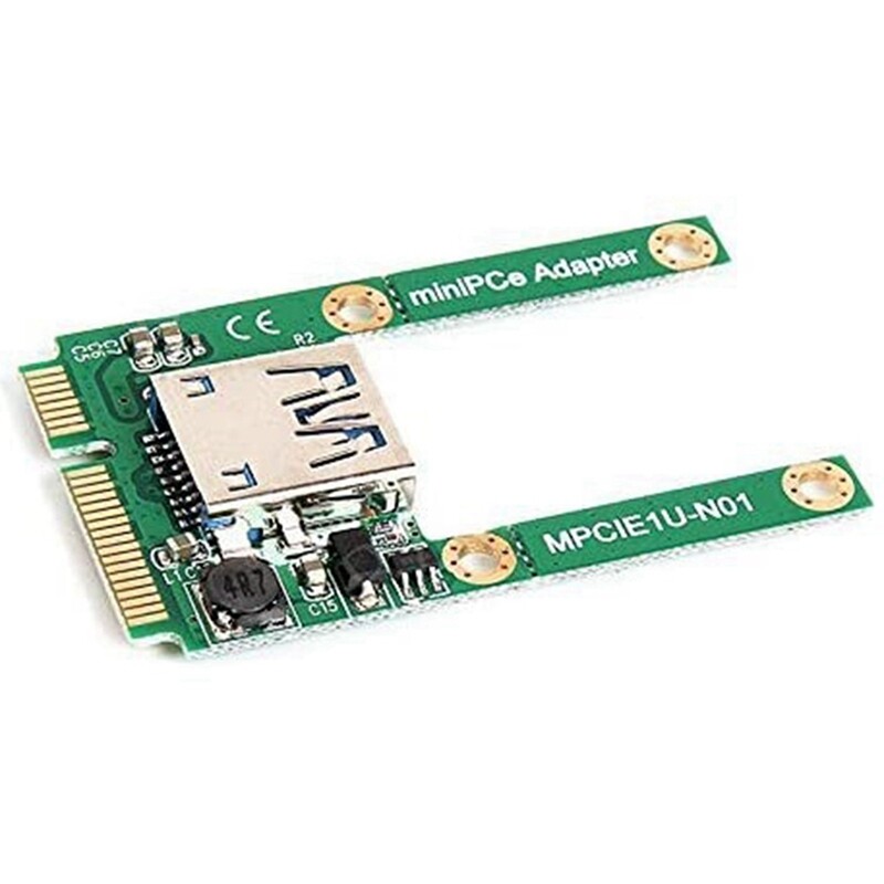 2X Mini PCI-E To USB3.0 Adapter Card PCIe To USB 3.0 Adapter