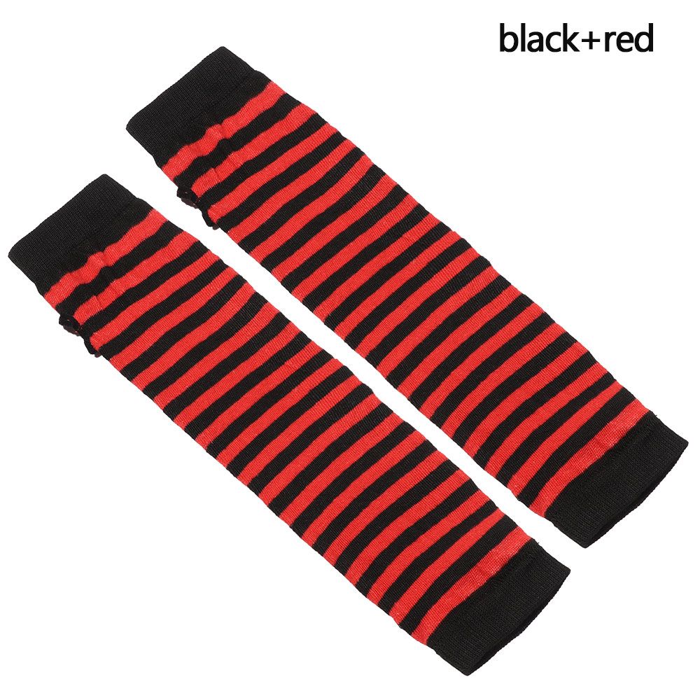 OKDEALS Women Girls Knitted Cotton Long Sleeve Handschoenen Elbow Mittens Wristband Arm Warmer Fingerless Long Gloves - 5