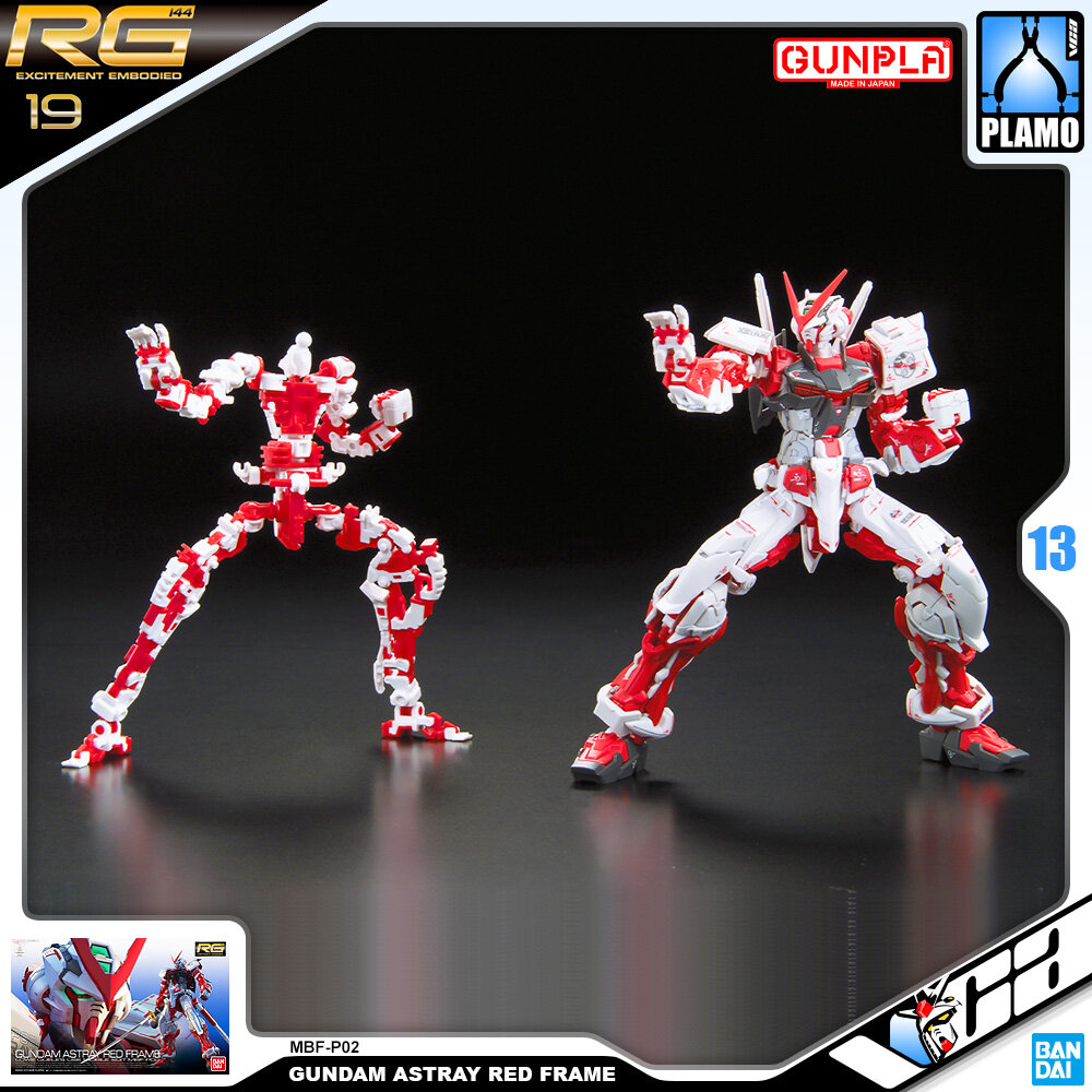 ⭐️ BANDAI GUNPLA REAL GRADE RG 1/144 GUNDAM ASTRAY RED FRAME ประกอบ หุ่นยนต์ โมเดล กันดั้ม กันพลา ของเล่น VCA GUNDAM