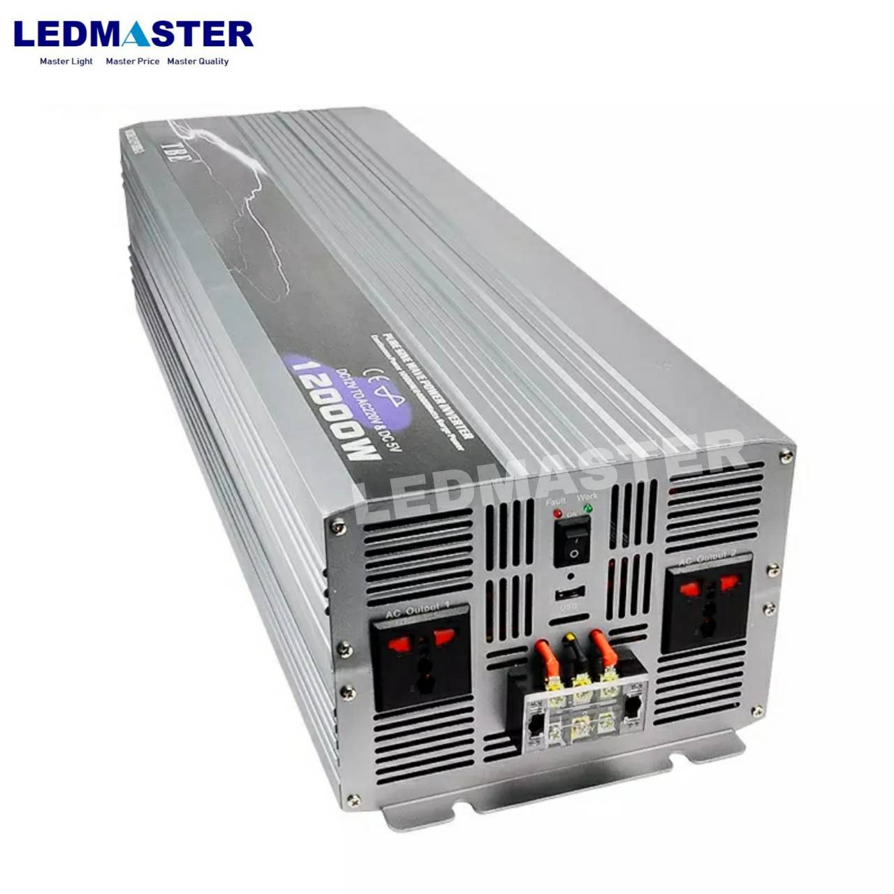 [พร้อมส่ง] อินเวอร์เตอร์ ยี่ห้อ TBE 12000W 12V Inverter Pure Sine Wave คลื่นเพียวซายน์เวฟ กระเเสไฟบริสุทธิ์ (กระเเสไฟนิ่ง) เครื่องแปลงไฟรถเป็นไฟบ้าน