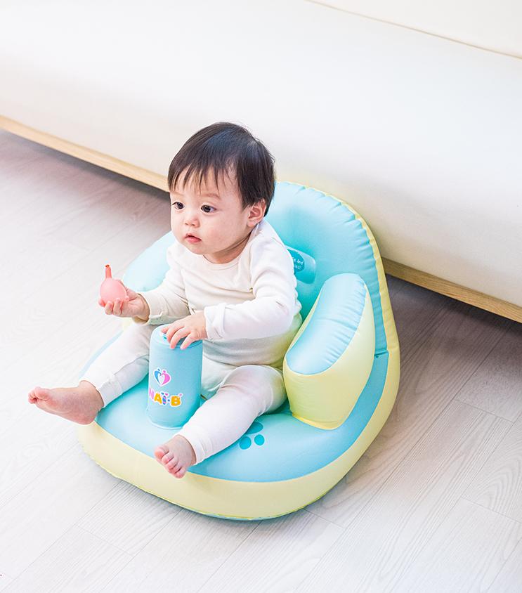 Nai-B Inflatable Baby Chair เก้าอี้หัดนั่ง สีพาสเทล#firstkids#ของใช้เด็ก#ของเตรียมคลอด