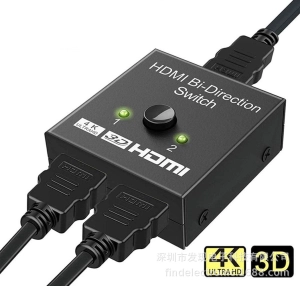ภาพหน้าปกสินค้าRNG- หัวแปลง อแดปเตอร์ HDMI คุณภาพ4K 2-in-1out และ 1-in-2 out สำหรับPS4/3 Box มอนิเตอร์รับสส่งภาพทั่วไป HDMI Splitter 4K HDMI Switch Bi-Direction 1x2/2x1 Adapter HDMI Switcher 2 in 1 out for PS4/PS3, tv HDMI Switch ซึ่งคุณอาจชอบสินค้านี้