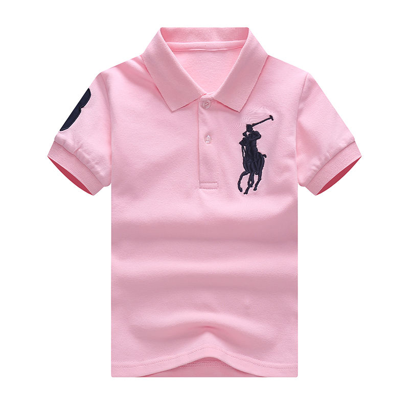 Barraเด็กชายแขนสั้นTเสื้อยืดผ้าฝ้าย2019ฤดูร้อนเด็กสีทึบปกเด็กแขนสั้นpoloเสื้อพอล