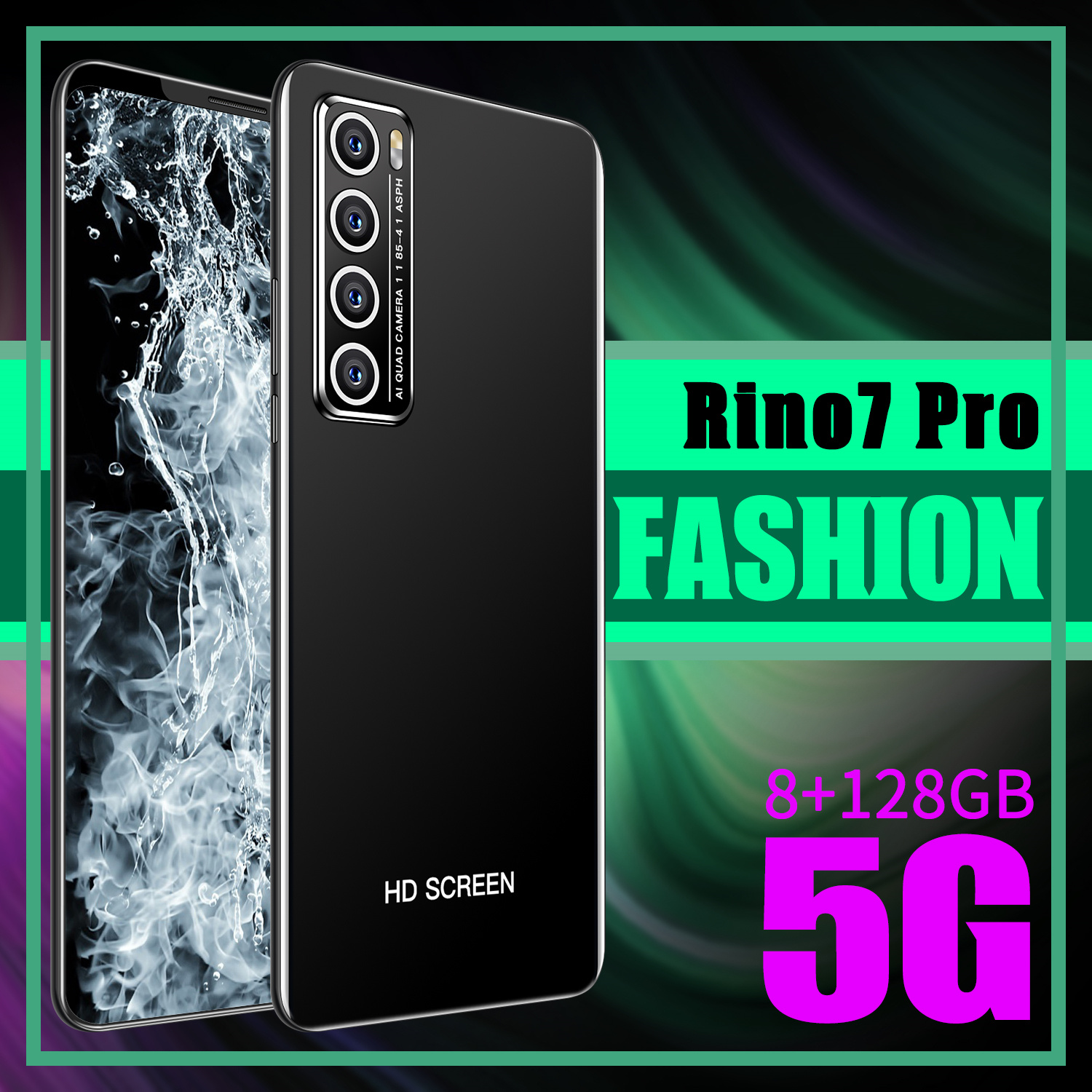 โทรศัพท์มือถือ Same Style from OPPQ Rino7 Pro รองรับ Smartphone สมาร์ทโฟน 4G/5G รองรับ2ซิม โทรศัพท์ถูกๆ แรม8GB รอม128GB แบต HD Camera โทรศัพท์สมาร์ท สมาร์ทโฟนราคาถูก