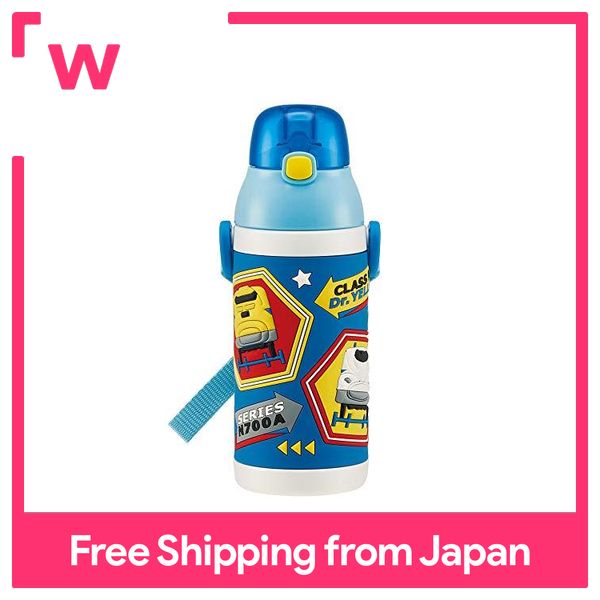Skater Stainless Children's Water Bottle 380ml Straw Drinking 3D Plarail SSPV4 Blue ราคา 1,101 บาท*ส่งฟรี