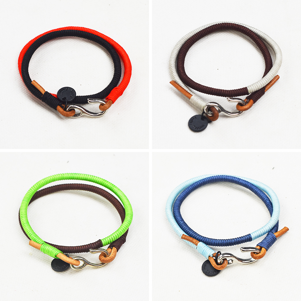 สร้อยข้อมือ กำไล ข้อมือ หนัง Wrap multilayer Leather Braided Rope Wristband men bracelets & bangles for women