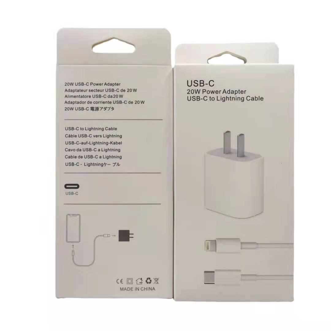 ชุดชาร์จเร็วสำหลับไอโฟน 18W/ 20W  สายชาร์จไอโฟนPD+หัวชาร์จไอโฟนPD Fast Charge for iPhone 11 Pro/X/XR/XS Max/8 Plus iPad iPod & 15W Magsafe iPhone 12 ชาร์จด่วน iPhone