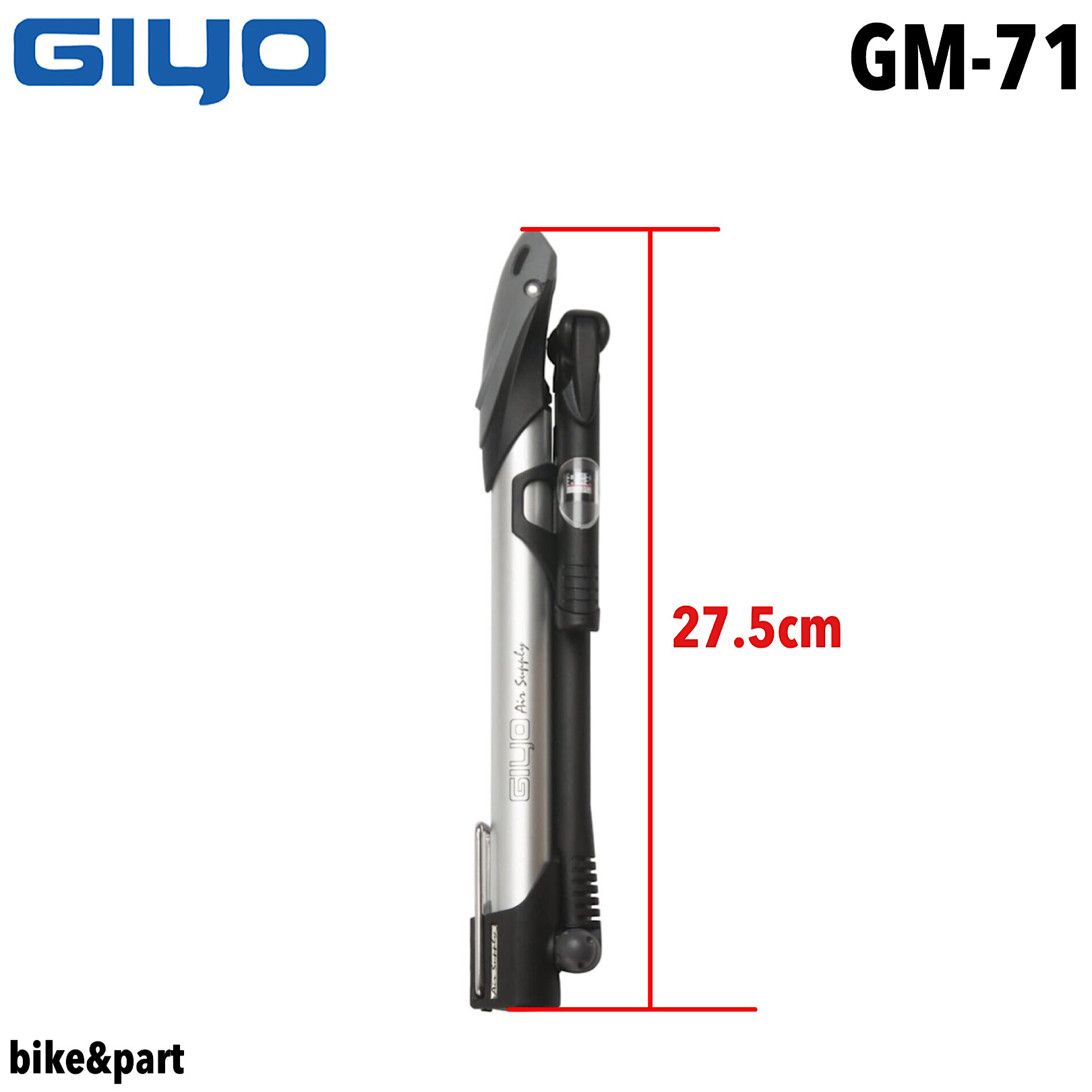 ข้อมูลเพิ่มเติมของ สูบติดรถ จักรยาน GIYO GM-71