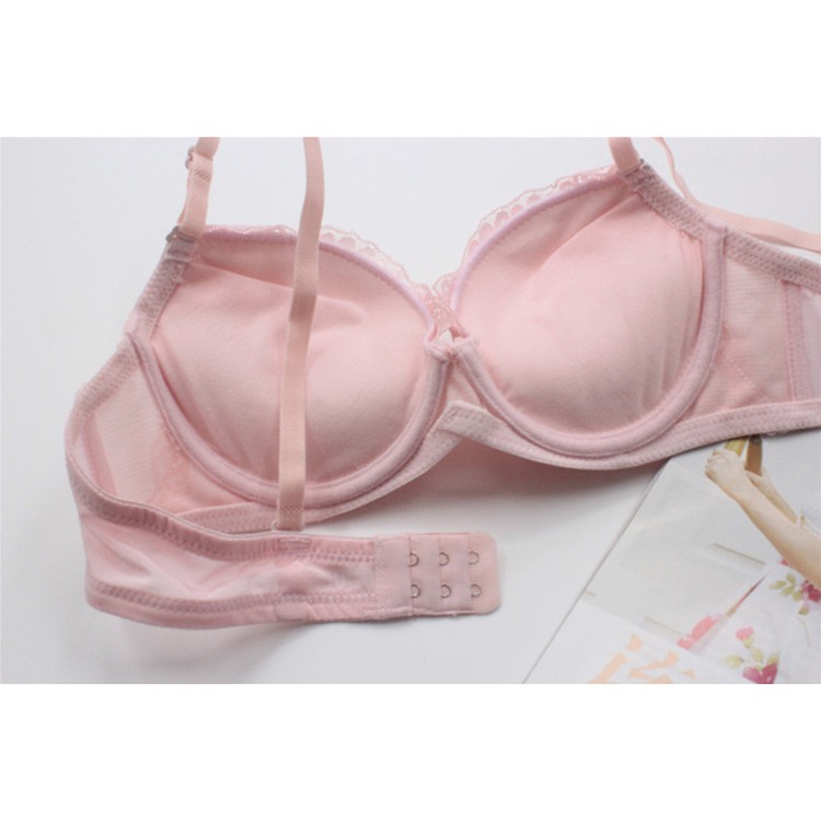 ??????????? -bra-069 เสื้อในลูกไม้ ฟองน้ำหนา 4 ซม ถอดสายได้