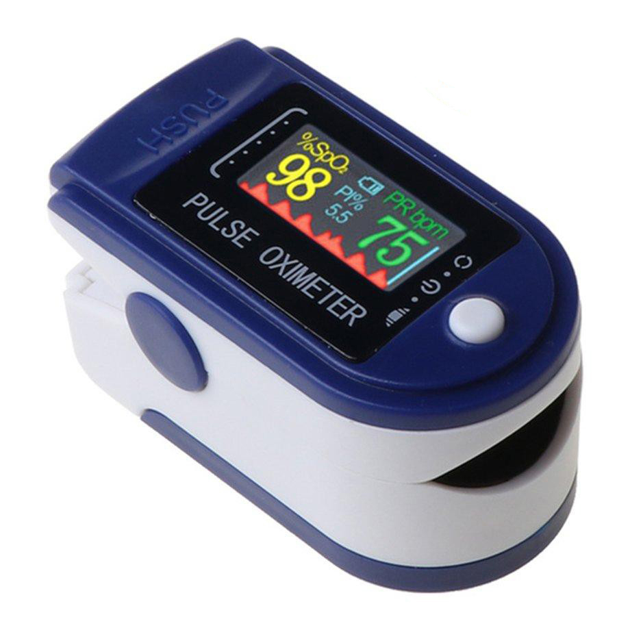 เครื่องวัดออกซิเจน Pulse Oximeter จอแสดงผล LED พกพาสะดวก เครื่องวัดออกซิเจนในเลือด ใช้งานง่ายในปุ่มเดียว อุปกรณ์เพื่อสุขภาพ พร้อมส่ง