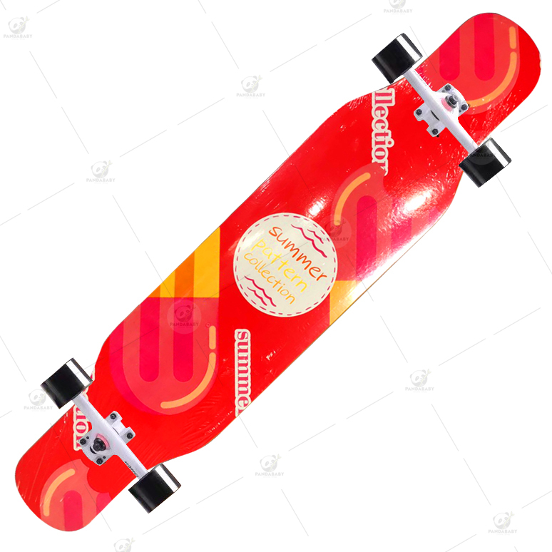 Hot Sale Skateboard สเก็ตบอร์ด longboard ลองบอร์ด (ฟรี! กระเป๋าอุปกรณ์ครบชุด) เมเปิลแคนาดาแท้ 8 ชั้น สเก็ตบอร์ดยาว Freestyle longboard ราคาถูก เซิร์ฟสเก็ต