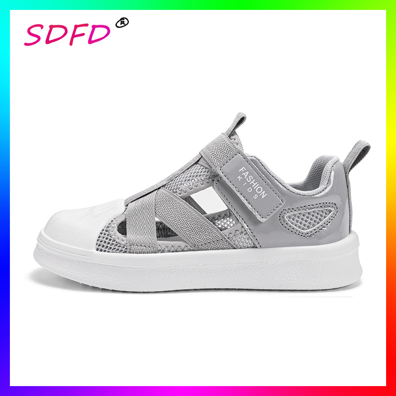 SDFD รองเท้าเด็กชายและหญิงรองเท้ากีฬาเด็กรองเท้าเด็กรองเท้าสีขาวสบาย ๆ เด็กรองเท้ากีฬาต่ำ