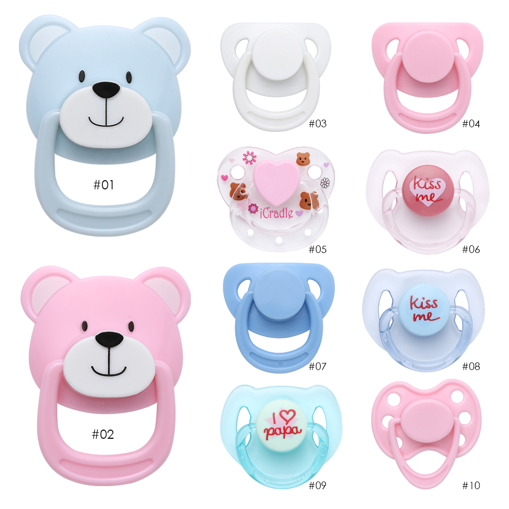 JIYAN2866 Lovely Accessories Kids Toy Handmade Simulation New Baby Dummy Nipples Doll Magnet Pacifier