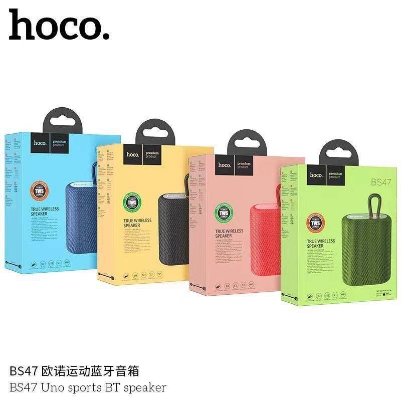 คำอธิบายเพิ่มเติมเกี่ยวกับ พร้อมส่ง Hoco BS47 ลำโพง Blth 5.0 ดีไซน์โดดเด่น พกพาสะดวก มาพร้อมช่องเสียบการ์ด micro SD