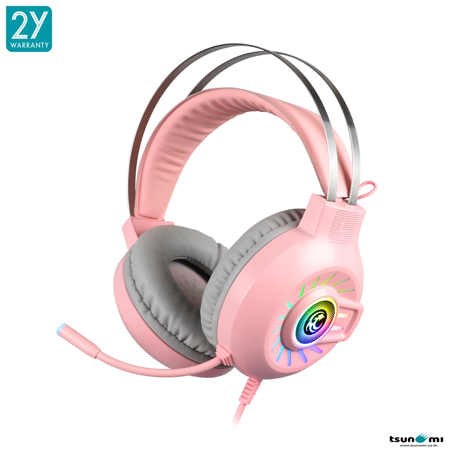 Tsunami หูฟังพร้อมไมค์ M3, M8, M10 สำหรับเล่นเกมส๋ Surround Sound RGB Software Gaming Headset