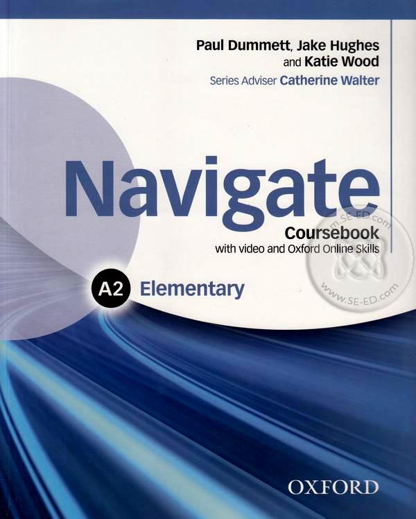Bundanjai (หนังสือคู่มือเรียนสอบ) Navigate Elementary A2 Coursebook and Oxford Online Skills Program DVD (P) ราคา 585 บาท*ส่งฟรี