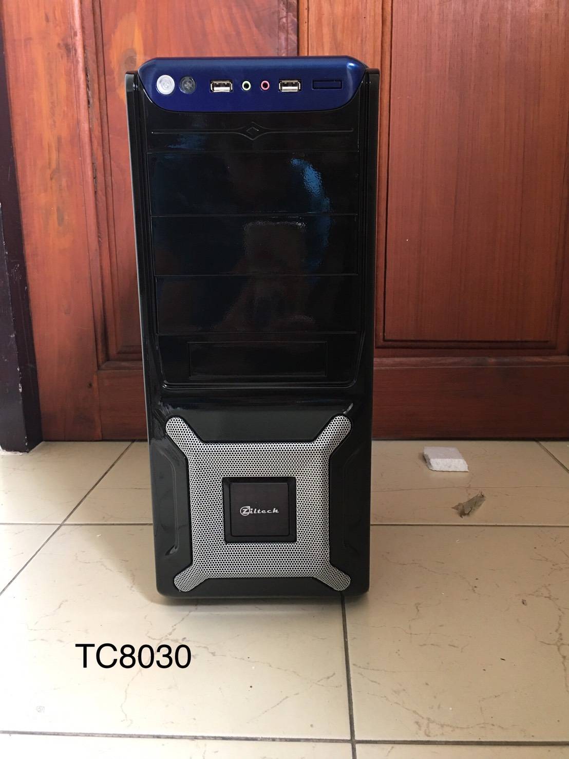 Computer Case ยี่ห้อziltech รุ่น TC8030 (เคสเปล่า ATX)ของใหม่มีPower Supply 450w