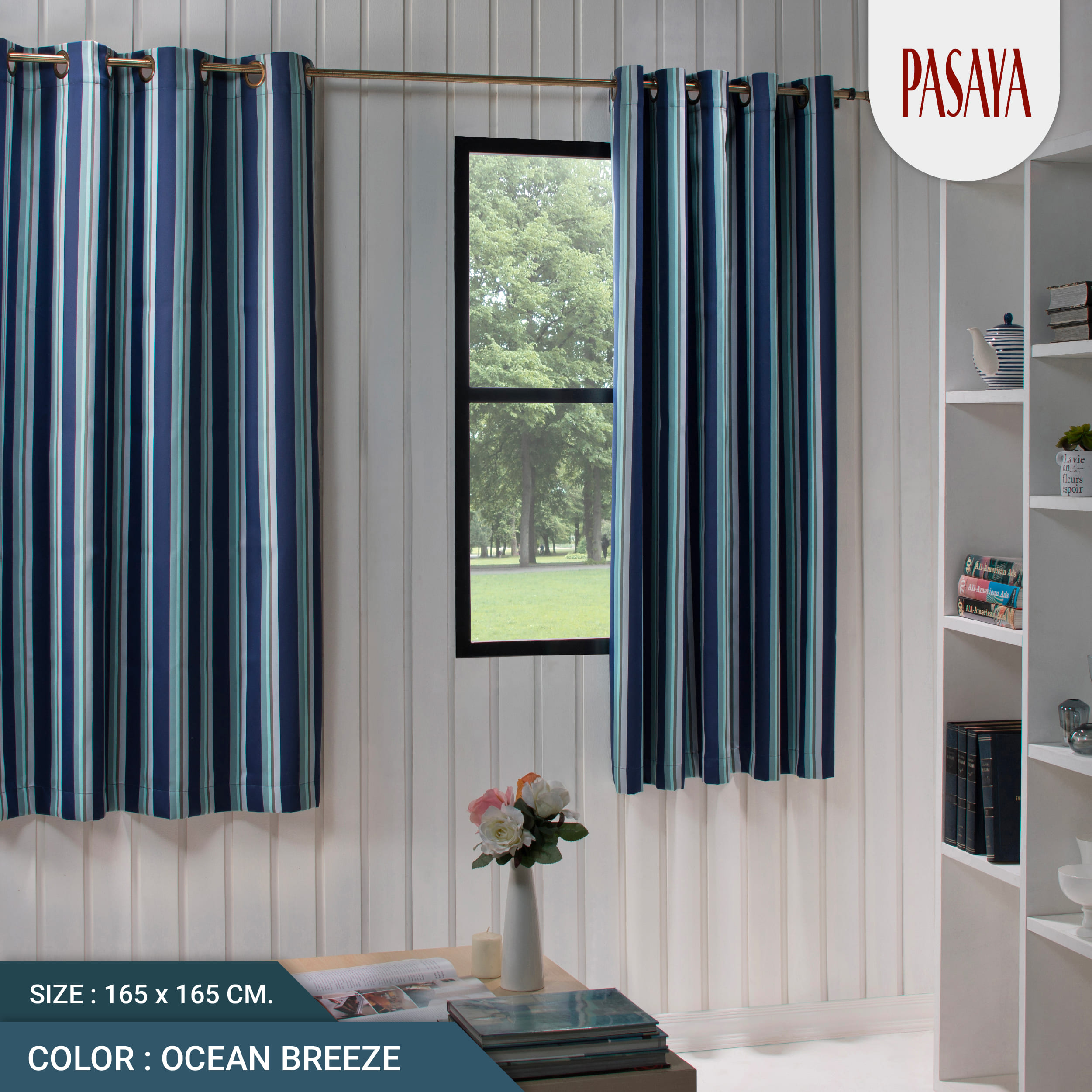 PASAYA ผ้าม่านประหยัดพลังงาน - COLOR FIELD (OCEAN BREEZE) ราคา 7,690 บาท*ส่งฟรี