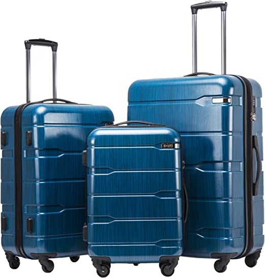 Coolife cheap expandable suitcase