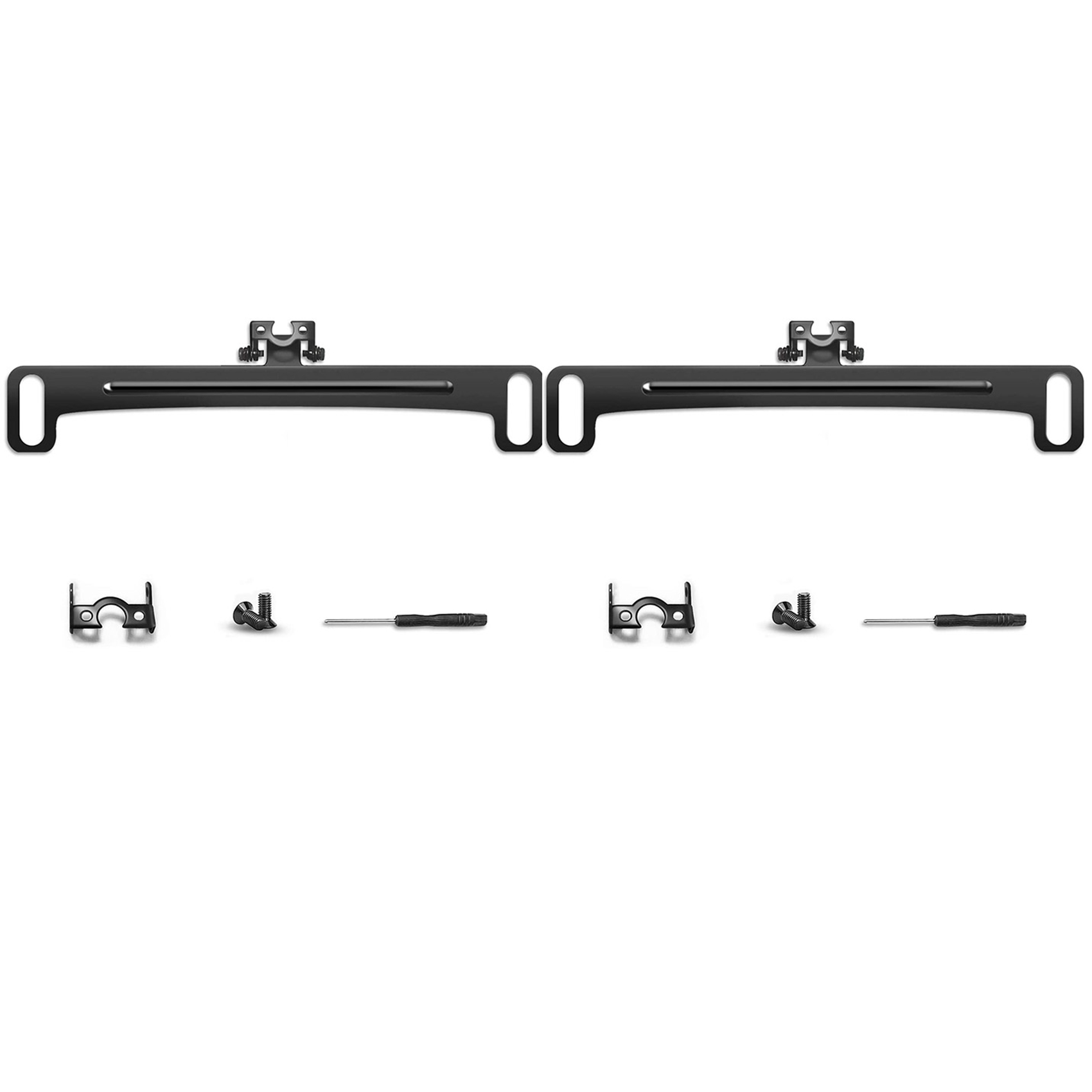 2X Universal Car Rear View Camera License Plate Bracket Kit Accessories